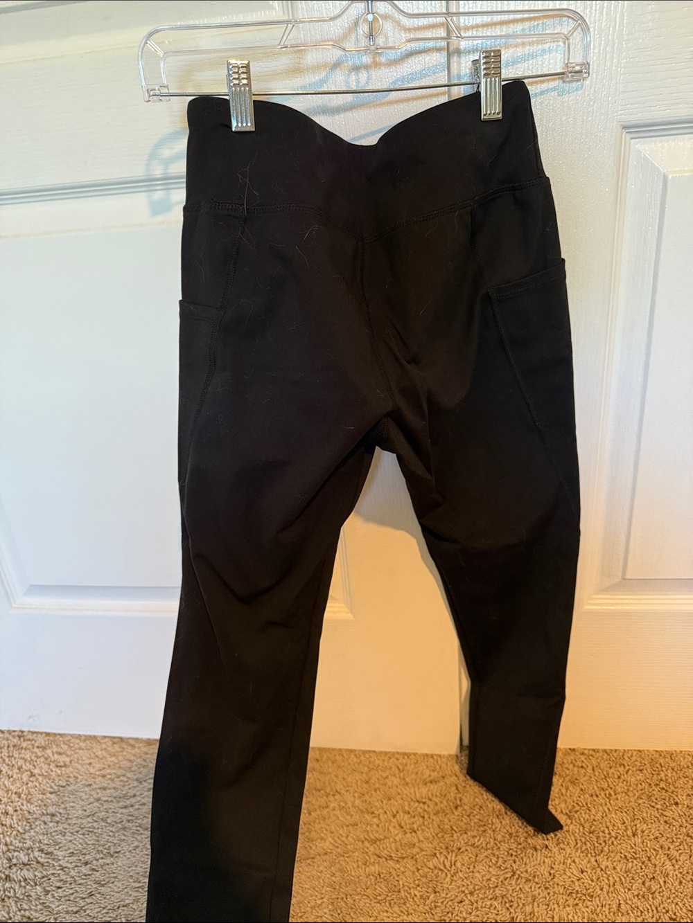 Jockey Black Activewear leggings with Printed Logo - Picture 4 of 4